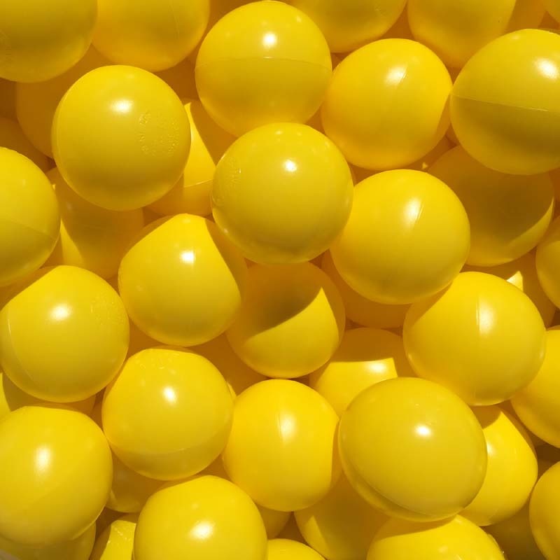 75mm Yellow Playpen Balls Commercial Grade