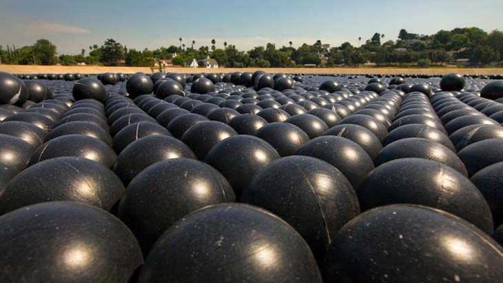 Shade Balls on reservior