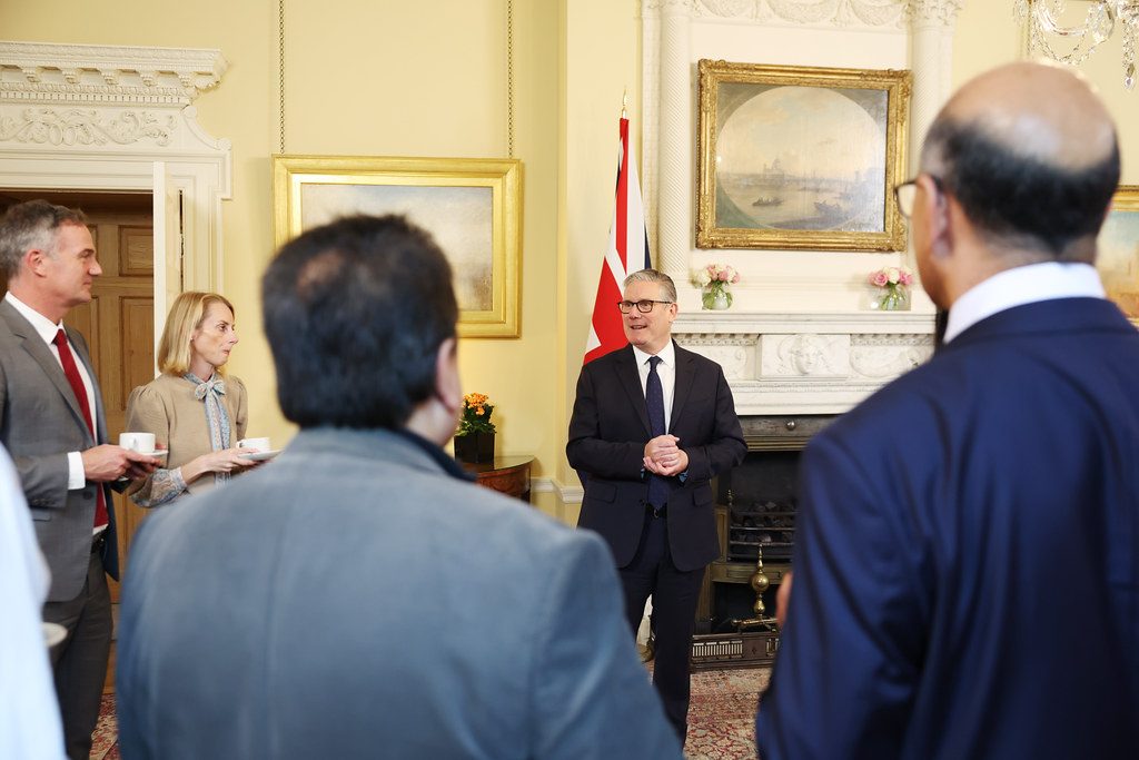 Helena with ministers at 10 Downing Street